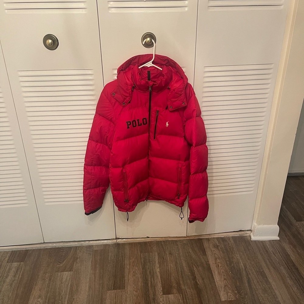 Polo by Ralph Lauren Red Puffer Jacket